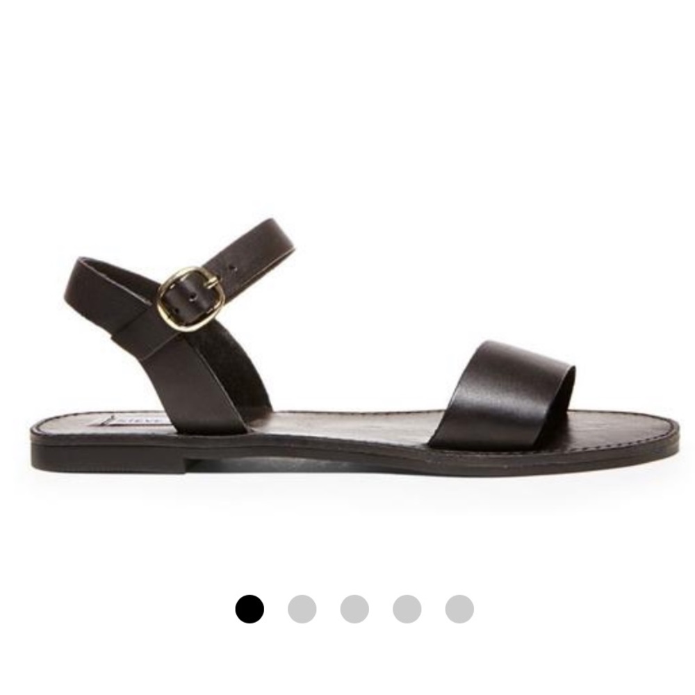 Steve Madden Black Donddi Sandals